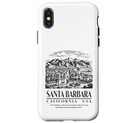 Santa Barbara : où Les Montagnes rencontrent l'océan et l'histoire Coque pour iPhone X/XS