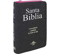 Santa Bíblia Con Concordancia, Letra Grande y Palabras de Jesús en Rojo / With Concordance, Large Print & Words of Jesus in Red (Spanish Edition)