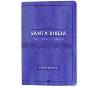 Santa Biblia/ Holy Bible: Biblia NVI, Tamaño Manual, Piel Especial, Lila