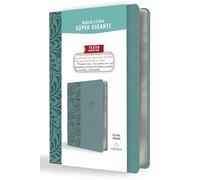 Santa Biblia / Holy Bible: Biblia Reina Valera 1909, Letra Super Gigante, Simil Piel, Aguamarina / Bible Reina Valera 1909, Super Giant Print, Leathersoft, Aquamarine
