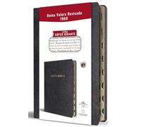 Santa Biblia / Holy Bible: Biblia Reina-Valera 1960, Black, Leathersoft, Letra Super Giganta, Palabras De Cristo En Rojo, Concordancia Amplia