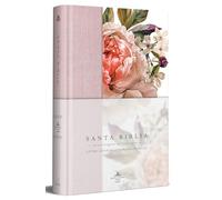 Santa Biblia / Holy Bible: Biblia Reina Valera 1960, Pink, rosada con flores, Tamano Manual