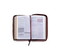 Santa Biblia/ Holy Bible: Santa Biblia de Promesas Reina Valera 1960 Tamaño Manual, Café, Cierre/ Holy Bible of Promises RVR 1960 Pocket Size, Brown, Zipper