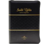 Santa Biblia Manual Letra Gigante Imitación Piel, Negra (Spanish Edition)