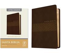 Santa Biblia: Ntv, Edición Manual, Letra Roja, Sentipiel, Café