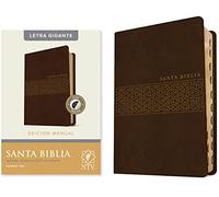 Santa Biblia: Ntv, Edición Manual, Letra Roja, Sentipiel, Café