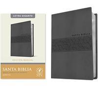 Santa Biblia: Ntv, Edición Manual, Letra Roja, Sentipiel, Gris