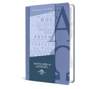 Santa Biblia: Reina-Valera 1960, Azul Celeste Con Nombres De Dios, Simil Piel,Tamano Manual