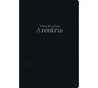 Santa Biblia: Reina-valera 1960 Biblia De Estudio, Arco Iris, Negro Símil Piel, Mass Market Edition