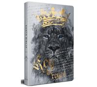 Santa Biblia: RVR 1960 tamaño manual, León Rey de Reyes