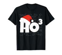Santa Christmas Hat HoHoHo Funny Math Teacher Humor T-Shirt