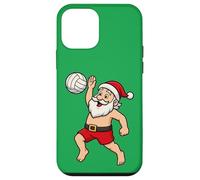 Santa Claus Beach Sand Volleyball Joueur Noël Coque pour iPhone 12 Mini