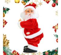 Santa Claus dansant avec de la musique - Père Noël chantant, Santa Claus dansant avec de la musique Jouet de Père Noël secouant le butin Twerking Jouet de Père Noël électrique qui ca