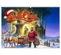 Santa Claus - Eine magische Lebensgeschichte (Wandkalender 2027 DIN A2 quer), CALVENDO Monatskalender: Die wundersame Lebensgeschichte von Santa Claus