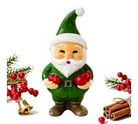 Santa Claus Figurines Cute Non- Slip Seasonal Decorative Hand-Painted | Resin Christmas Figurines Desk Statue for Table Mantel Fireplace Entryway Home Bedroom Living Room Farmhouse