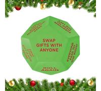 Santa Claus Gift Exchange Dice Exchange Dice 12 Sides Fun | Memorable Festive Moments Hilarious Christmas Party Exchange Dice For Adults Kids Teen Lovers Team Coworkers Family Group