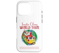 Santa Claus World Tour Rétro Noël Vintage Père Noël Coque pour iPhone 16 Pro
