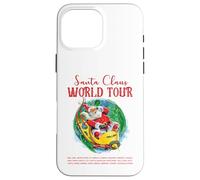 Santa Claus World Tour Rétro Noël Vintage Père Noël Coque pour iPhone 16 Pro Max