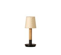 Santa & Cole Basica Minima Batería Akku Tischleuchte, abat-jour en carton beige