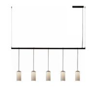 Santa & Cole Cirio Lineal Pendelleuchte, abat-jour en porcelaine, rosette rectangulaire, DALI