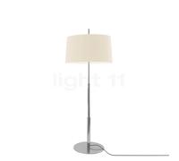 Santa & Cole Diana Lampadaire nickel/lin blanc