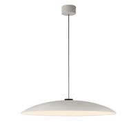 Santa & Cole HeadHat Plate L Pendelleuchte, abat-jour blanc, rosette blanche