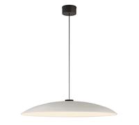 Santa & Cole HeadHat Plate L Pendelleuchte, abat-jour blanc, rosette noire