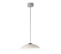 Santa & Cole HeadHat Plate S Pendelleuchte, abat-jour blanc, rosette blanche