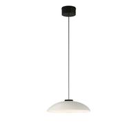 Santa & Cole HeadHat Plate S Pendelleuchte, abat-jour blanc, rosette noire