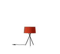 Santa & Cole Tripod M3 Lampe à Poser Rouge- Ambre