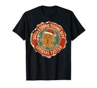 Santa Cookie Testing Department Official Taster Christmas T-Shirt
