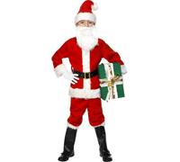 Santa Costume, Child, Male Medium Age 7-9 Multicolore