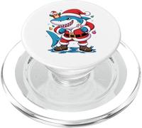 Santa Costume for Kids Boys Adults Funny Shark Christmas PopSockets PopGrip pour MagSafe