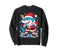 Santa Costume for Kids Boys Adults Funny Shark Christmas Sweatshirt