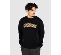 Santa Cruz Burnt Collegiate Crew Sweat noir M