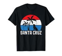 Santa Cruz California CA Vintage Retro Souvenirs Dog Flag T-Shirt