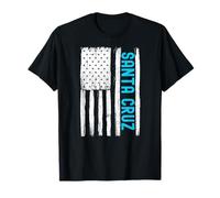 Santa Cruz California CA Vintage Retro Souvenirs Flag T-Shirt