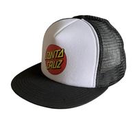Santa Cruz Classic Dot Casquette de sport - White/Black - Taille Unique