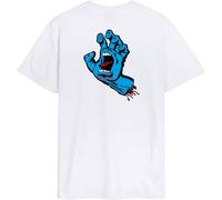 Santa Cruz Screaming Hand Chest Short Sleeve T-shirt Blanc XL Homme,Femme