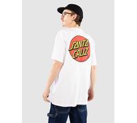 Santa Cruz Classic Dot Chest T-Shirt blanc S