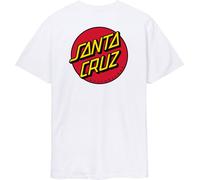 Santa Cruz Classic Dot Chest T-Shirt blanc