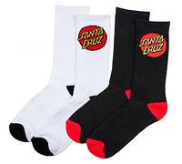 Santa Cruz Classic Dot Lot de 2 paires de chaussettes, coloris assortis, Einheitsgröße Große Größen