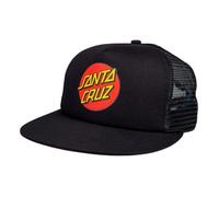 Santa Cruz Classic Dot Mesh Cap - Black / Black