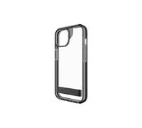 Zagg Santa Cruz - Coque de protection pour téléphone portable - béquille - graphène - noir, transparent - pour Apple iPhone 13, 14, 15, 16e G