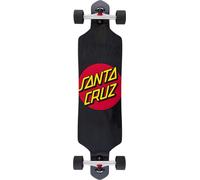 Santa Cruz Drop Through Longboard 36" Classic Dot Noir