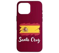 Santa Cruz Espagne Drapeau Espagne Santa Cruz Coque pour iPhone 16 Pro Max