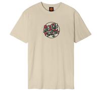 Santa Cruz - Flash Stacked Dot Front - T-shirt - S - blond wood