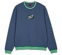 Santa Cruz - Global Oval Dot Front Crew - Pull - XL - heritage blue