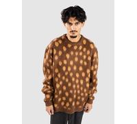 Santa Cruz Jaguar Knit Crew Pull marron S