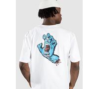 Santa Cruz Guitar T-shirt Screaming Hand Chest manches courtes blanc M
